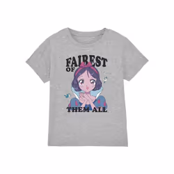 Disney Princess - T-shirt FAIREST OF THEM ALL - Enfant (Gris chiné)