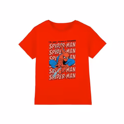 Spider-Man - T-shirt THWIP - Enfant (Rouge)