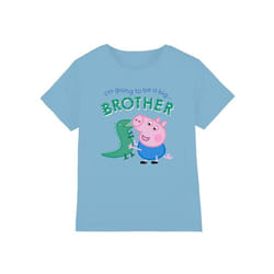 Peppa Pig - T-shirt BIG BROTHER - Enfant (Bleu ciel)