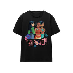 Disney Princess - T-shirt EXTRA GIRL POWER! - Adulte (Noir)