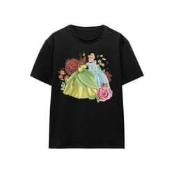 Disney Princess - T-shirt IN THE GARDEN - Adulte (Noir)