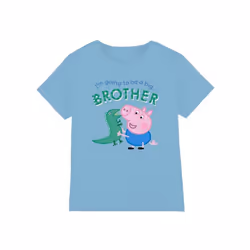 Peppa Pig - T-shirt BIG BROTHER - Enfant (Bleu ciel)
