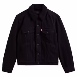 Levis - Veste camionneur EX-BOYFRIEND - Femme (Noir)