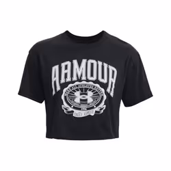 Under Armour - T-shirt court Manches courtes COLLEGIATE - Femme (Noir)
