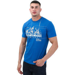 Napapijri - T-shirt S FRAME - Homme (Bleu)