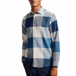 Ted Baker - Chemise Manches longues NEETLY - Homme (Bleu)