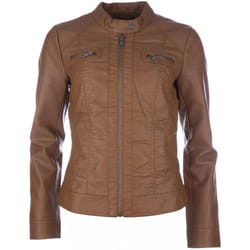 Only - Veste motard BANDIT - Femme (Cognac)