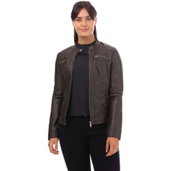 Only - Veste motard BANDIT - Femme (Chocolat)