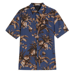 Ted Baker - Chemise manches courtes BELMAR - Adulte (Bleu marine)