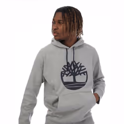 Timberland - Sweat à capuche KENNEBEC RIVER - Homme (Gris chiné)