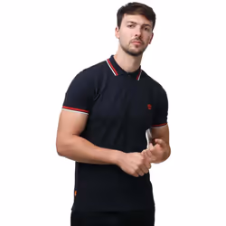 Timberland - Polo Manches courtes - Adulte (Bleu marine)