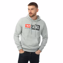 Diesel - Sweat à capuche S-GIRK CUTY FELPA - Homme (Gris)
