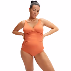 Speedo - Maillot de bain grossesse 1 pièce - Femme (Orange)
