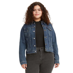 Levis - Veste camionneur ORIGINAL - Femme (Bleu denim)