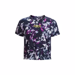 Under Armour - T-shirt RUN TRAIL - Femme (Violet / Bleu nuit / Aurore violette)