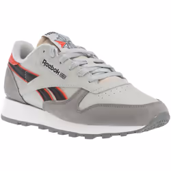 Reebok - Baskets CLASSIC - Homme (Gris pur / Orange sanguine)
