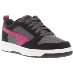 Puma - Baskets REBOUND V6 - Enfant (Noir / Gris)