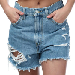 Levis - Short - Femme (Bleu denim)