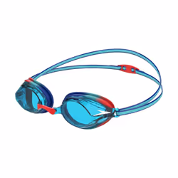 Speedo - Lunettes de natation VENGEANCE - Enfant - Taille unique (Bleu / Rouge)