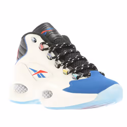 Reebok - Baskets QUESTION MID - Homme (Noir / Bleu)