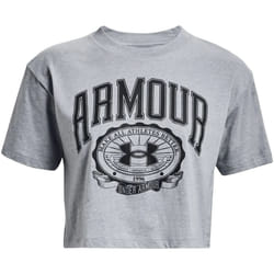 Under Armour - T-shirt court Manches courtes COLLEGIATE - Femme (Gris)