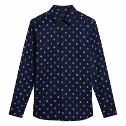 Ted Baker - Chemise Manches longues KYME - Homme (Bleu marine)