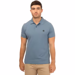Timberland - Polo Manches courtes MILLERS RIVER - Homme (Bleu acier)