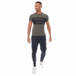 Emporio Armani - T-shirt - Homme (Vert / Noir)
