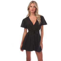 Superdry - Robe courte VINTAGE - Femme (Noir)