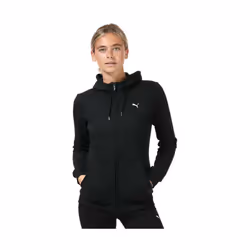 Puma - Veste à capuche ESSENTIALS - Femme (Noir)