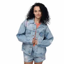 Levis - Veste camionneur 90´S - Femme (Bleu clair)