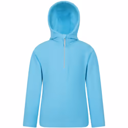 Mountain Warehouse - Sweat à capuche CAMBER - Enfant (Turquoise vif)