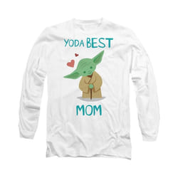 Star Wars - T-shirt YODA BEST MOM - Adulte (Blanc)