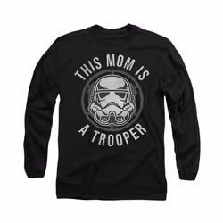 Star Wars - T-shirt MOM IS A TROOPER - Adulte (Noir)