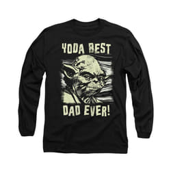 Star Wars - T-shirt YODA BEST DAD - Adulte (Noir)