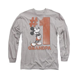 Disney - T-shirt NUMBER GRANDPA - Adulte (Gris chiné)