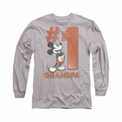 Disney - T-shirt NUMBER GRANDPA - Adulte (Gris chiné)