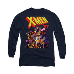 Marvel - T-shirt X-MEN - Adulte (Bleu marine)
