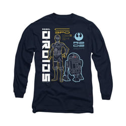 Star Wars - T-shirt REBEL DROIDS - Adulte (Bleu marine)