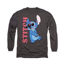Lilo & Stitch - T-shirt COVERED IN KISSES - Adulte (Charbon)