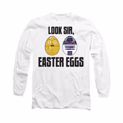 Star Wars - T-shirt LOOK SIR, EASTER EGGS - Adulte (Blanc)