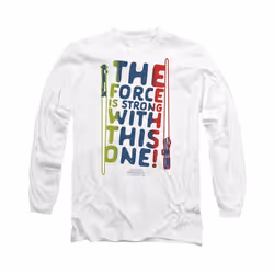 Star Wars - T-shirt FORCE IS STRONG - Adulte (Blanc)
