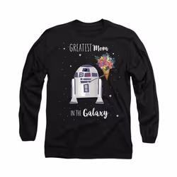 Star Wars - T-shirt GREATEST MOM IN THE GALAXY - Adulte (Noir)