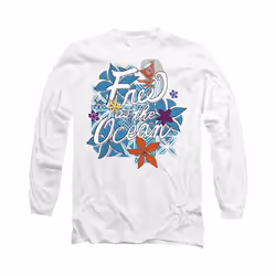 Moana - T-shirt FREE AS THE OCEAN - Adulte (Blanc)