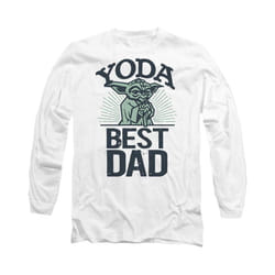 Star Wars - T-shirt YODA BEST DAD - Adulte (Blanc)