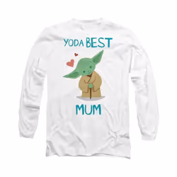 Star Wars - T-shirt YODA BEST MUM - Adulte (Blanc)