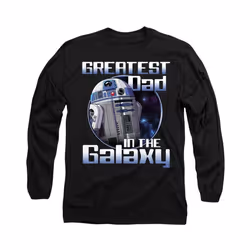 Star Wars - T-shirt GREATEST DAD IN THE GALAXY - Adulte (Noir)