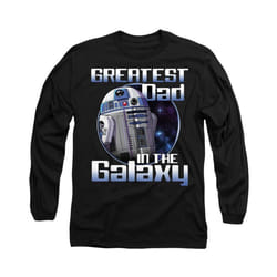 Star Wars - T-shirt GREATEST DAD IN THE GALAXY - Adulte (Noir)