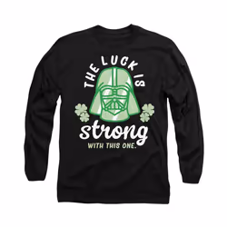 Star Wars - T-shirt STRONG LUCK - Adulte (Noir)