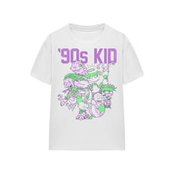Nickelodeon - T-shirt 90S KID - Adulte (Blanc)